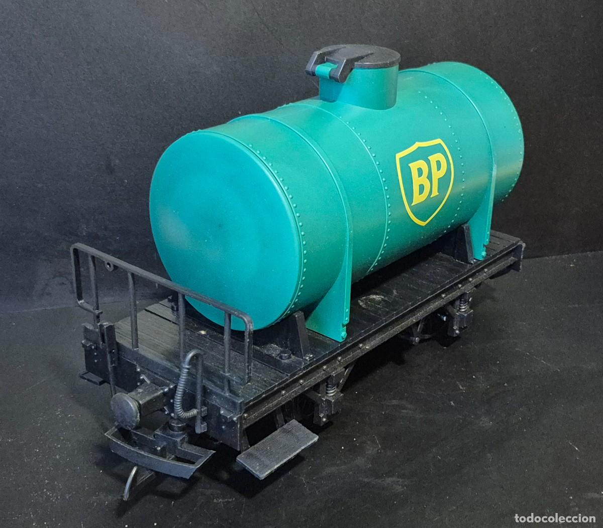 Modelleisenbahnen: LGB LEHMANN-GROSS-BAHN VAGON CISTERNA BP COLOR VERDE DESCONOZCO SI HAY FALTAS