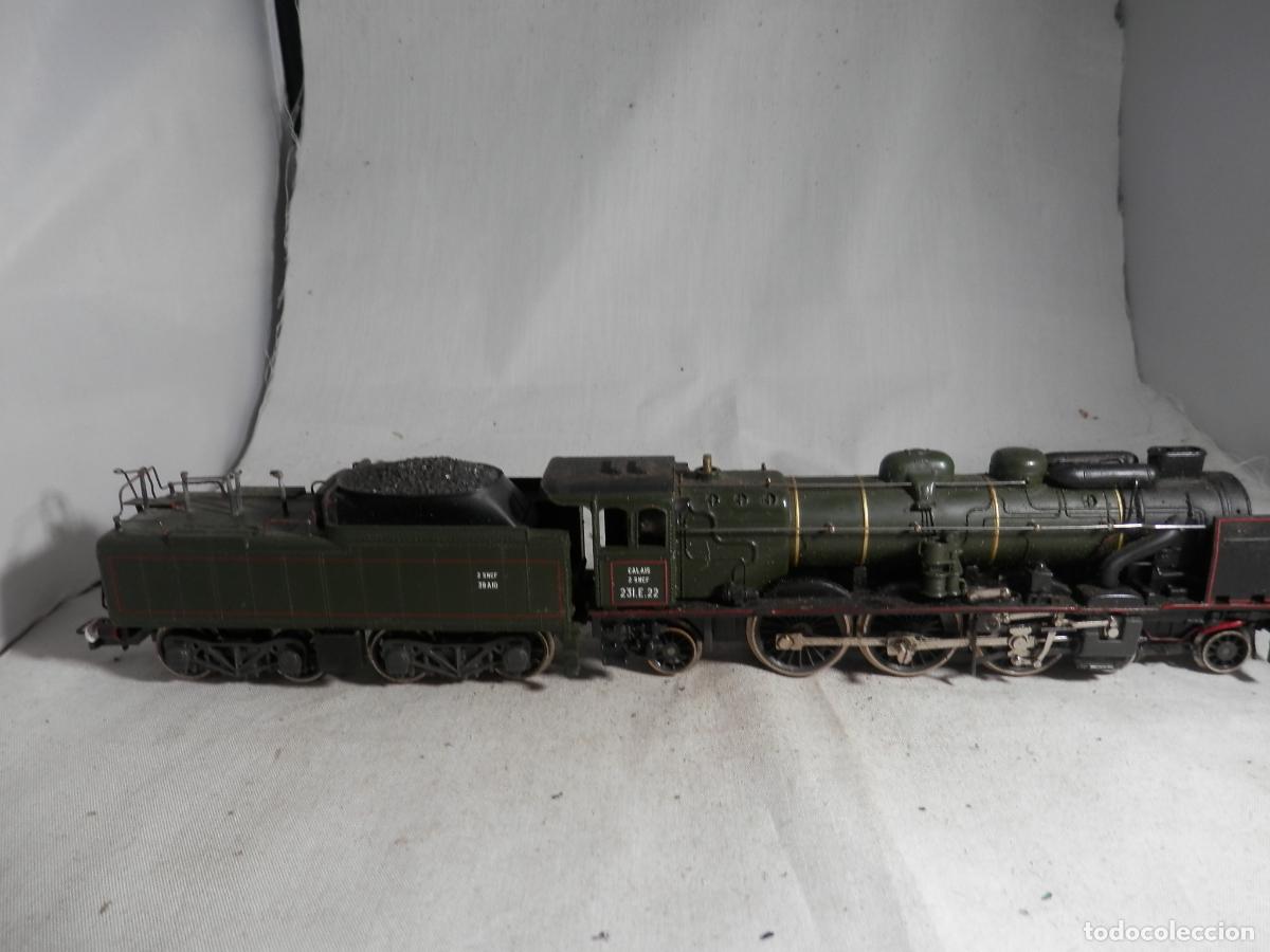 Trenes Escala: LOCOMOTORA VAPOR DE LA SNCF ESCALA HO DE MEHANO
