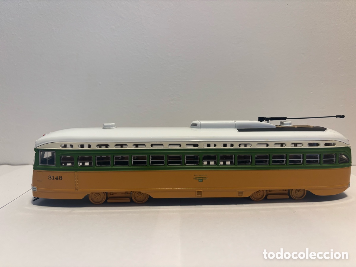 Trenes Escala: Tranv&iacute;a Los &Aacute;ngeles. Corgi 1:50