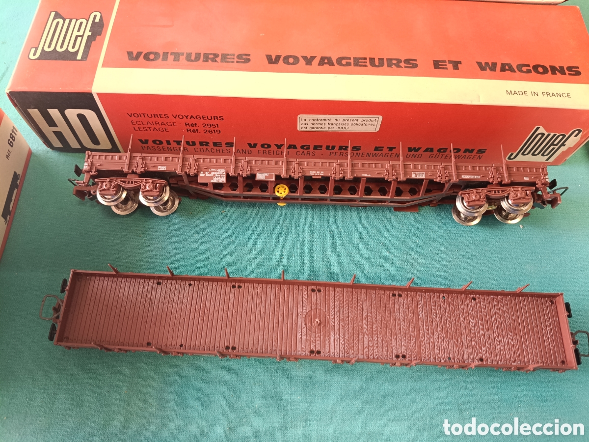 Trenes escala: Lote seis Vagones HO Jouef. - Foto 4