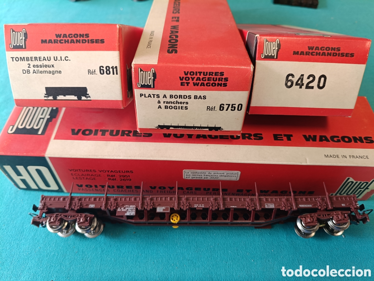 Trenes escala: Lote seis Vagones HO Jouef. - Foto 5