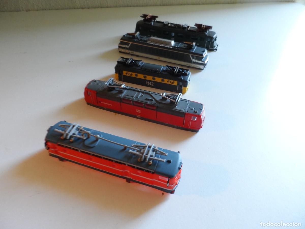 Trenes Escala: LOTE DE 5 CARCASA LOCOMOTORAS SIN MOTOR ESCALA N