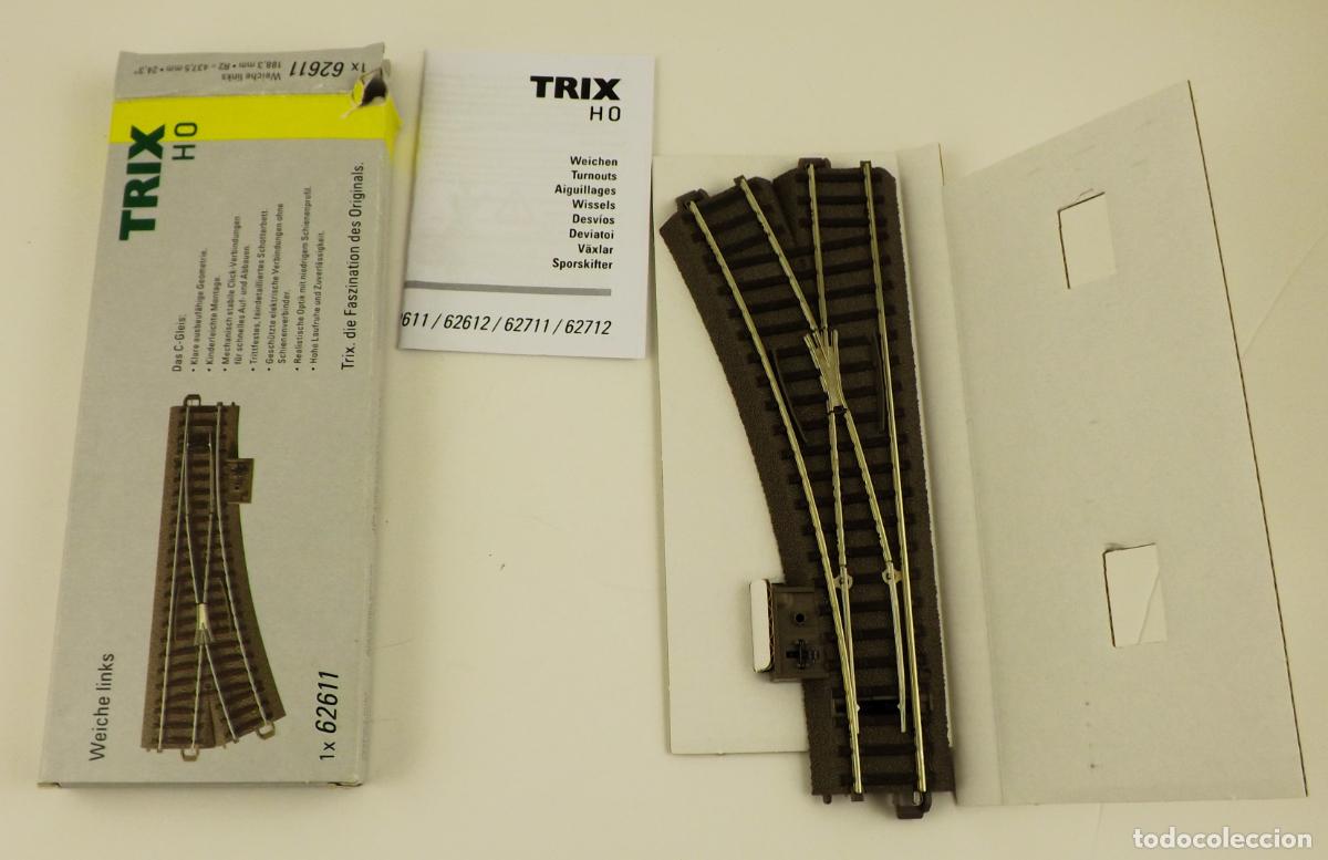 Trenes Escala: Trix 62611 H0 Desv&iacute;o izquierda