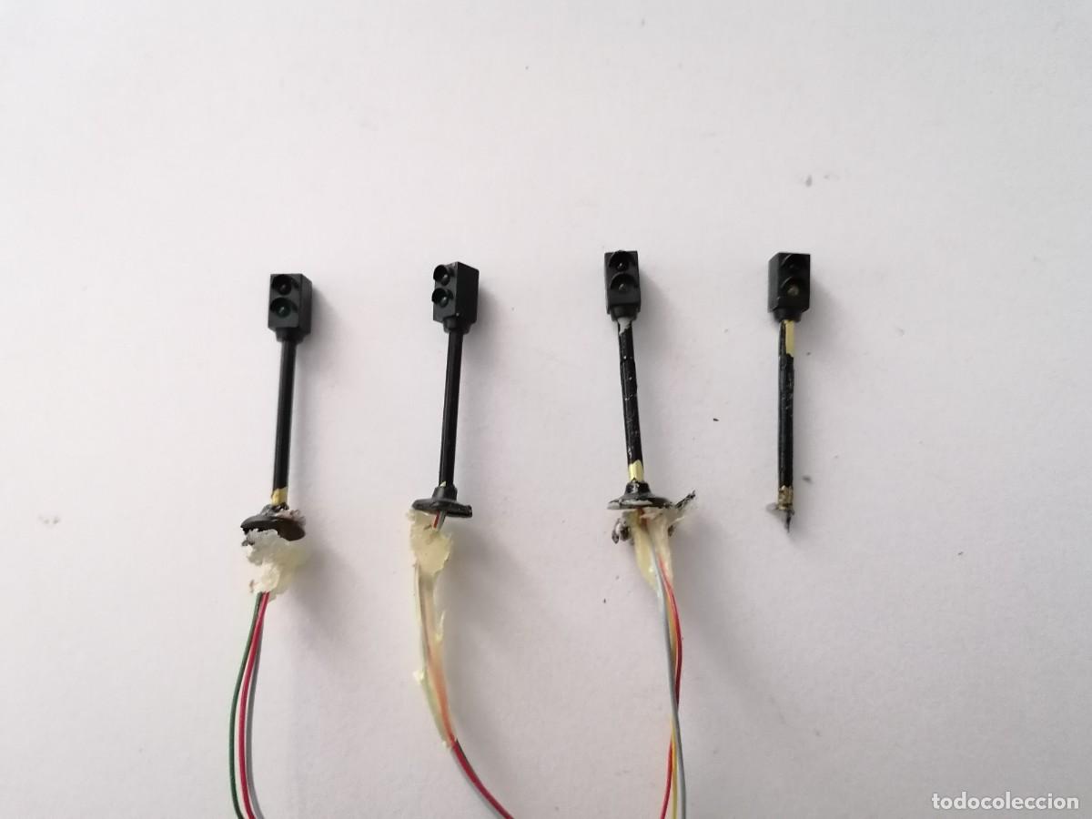 Scale Trains: Accesorios H0 Lote de 4 Sem&aacute;foros El&eacute;ctricos para Maqueta de Tren Buen Estado