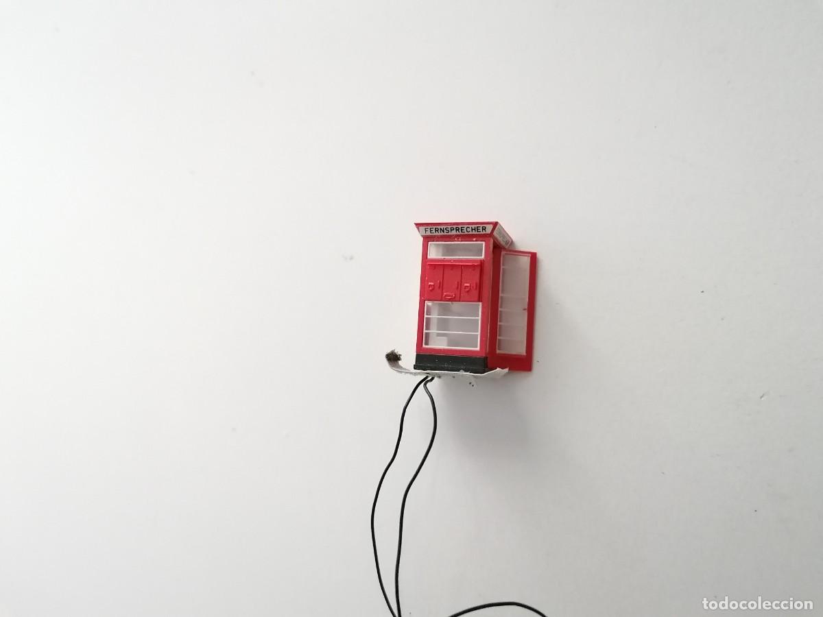 Trains &Eacute;chelle: Accesorios H0 Cabina Telef&oacute;nica para Maqueta de Tren Buen Estado