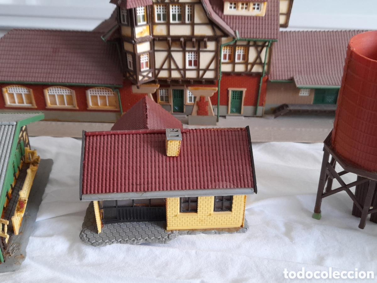 Trenes escala: SUPER LOTE DE CASAS, EDIFICIOS, PARA MAQUETAS DE TREN. VARIAS MARCAS - Foto 6