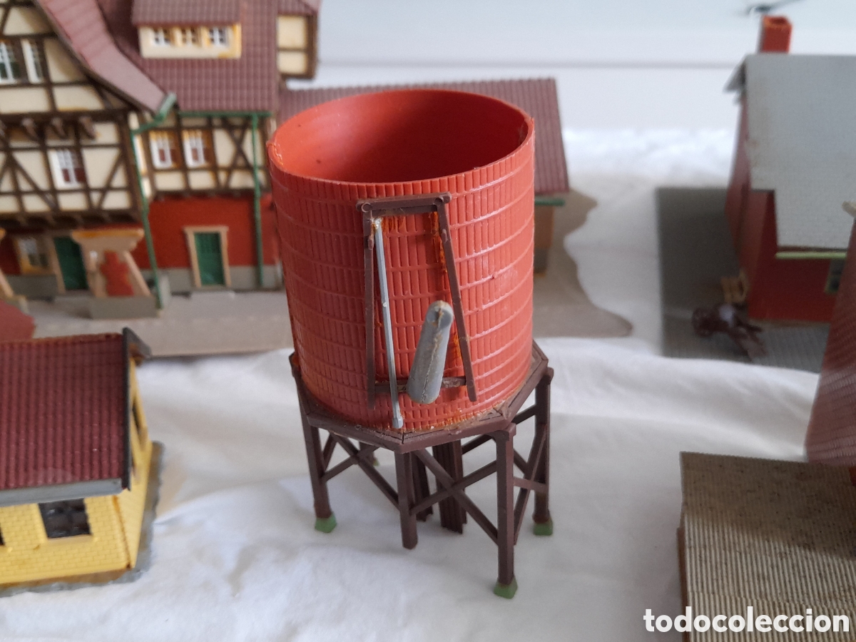 Trenes escala: SUPER LOTE DE CASAS, EDIFICIOS, PARA MAQUETAS DE TREN. VARIAS MARCAS - Foto 7