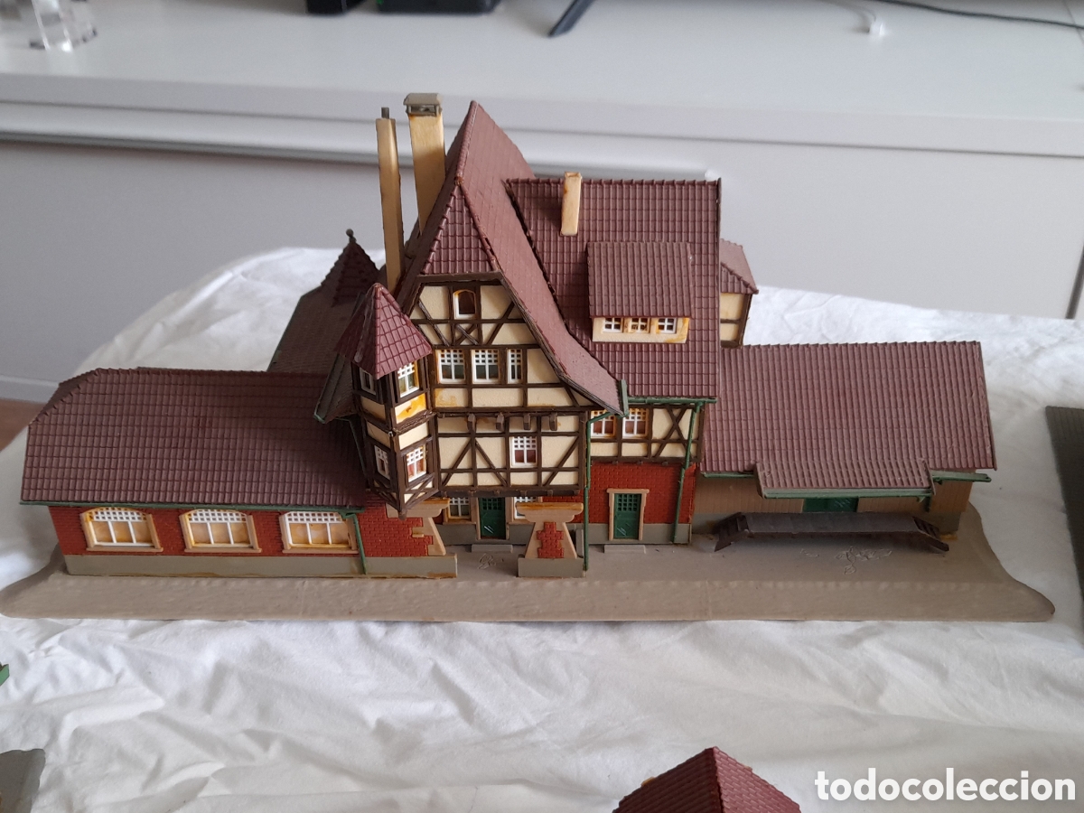 Trenes escala: SUPER LOTE DE CASAS, EDIFICIOS, PARA MAQUETAS DE TREN. VARIAS MARCAS - Foto 8