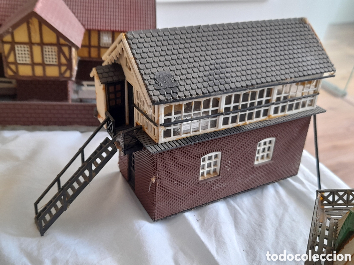 Trenes escala: SUPER LOTE DE CASAS, EDIFICIOS, PARA MAQUETAS DE TREN. VARIAS MARCAS - Foto 11