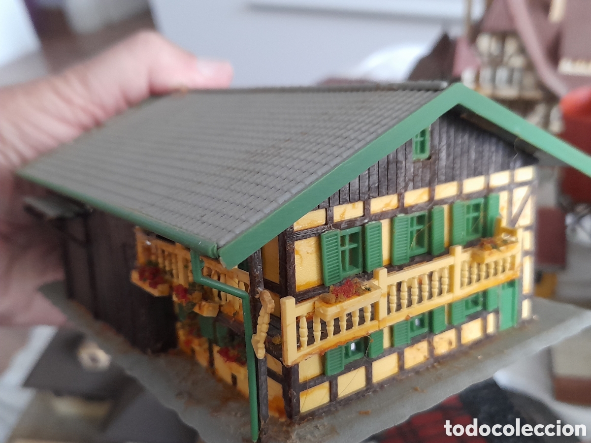 Trenes escala: SUPER LOTE DE CASAS, EDIFICIOS, PARA MAQUETAS DE TREN. VARIAS MARCAS - Foto 16