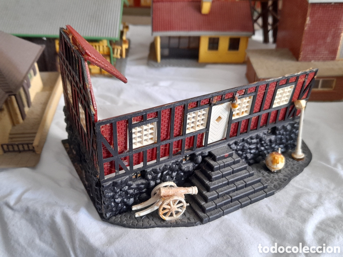 Trenes escala: SUPER LOTE DE CASAS, EDIFICIOS, PARA MAQUETAS DE TREN. VARIAS MARCAS - Foto 19