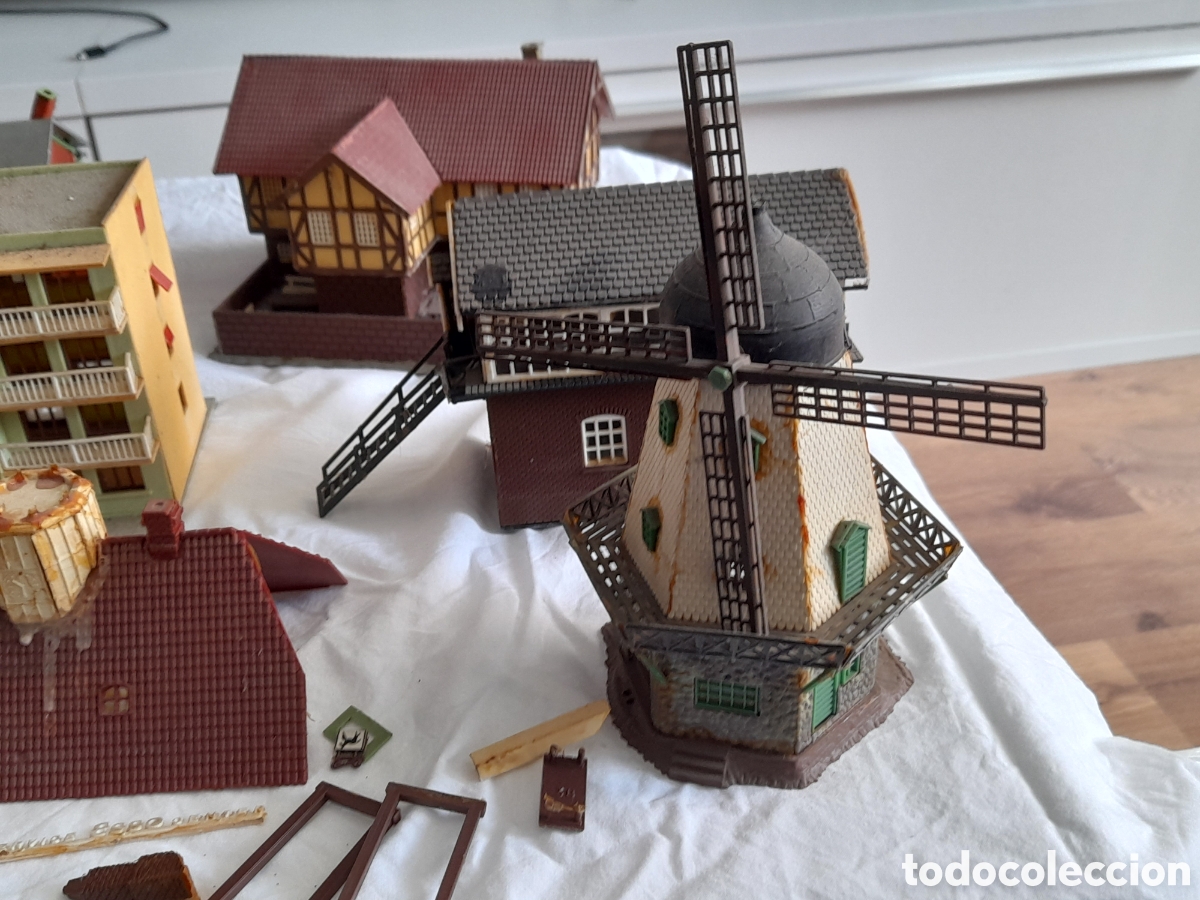 Trenes escala: SUPER LOTE DE CASAS, EDIFICIOS, PARA MAQUETAS DE TREN. VARIAS MARCAS - Foto 22