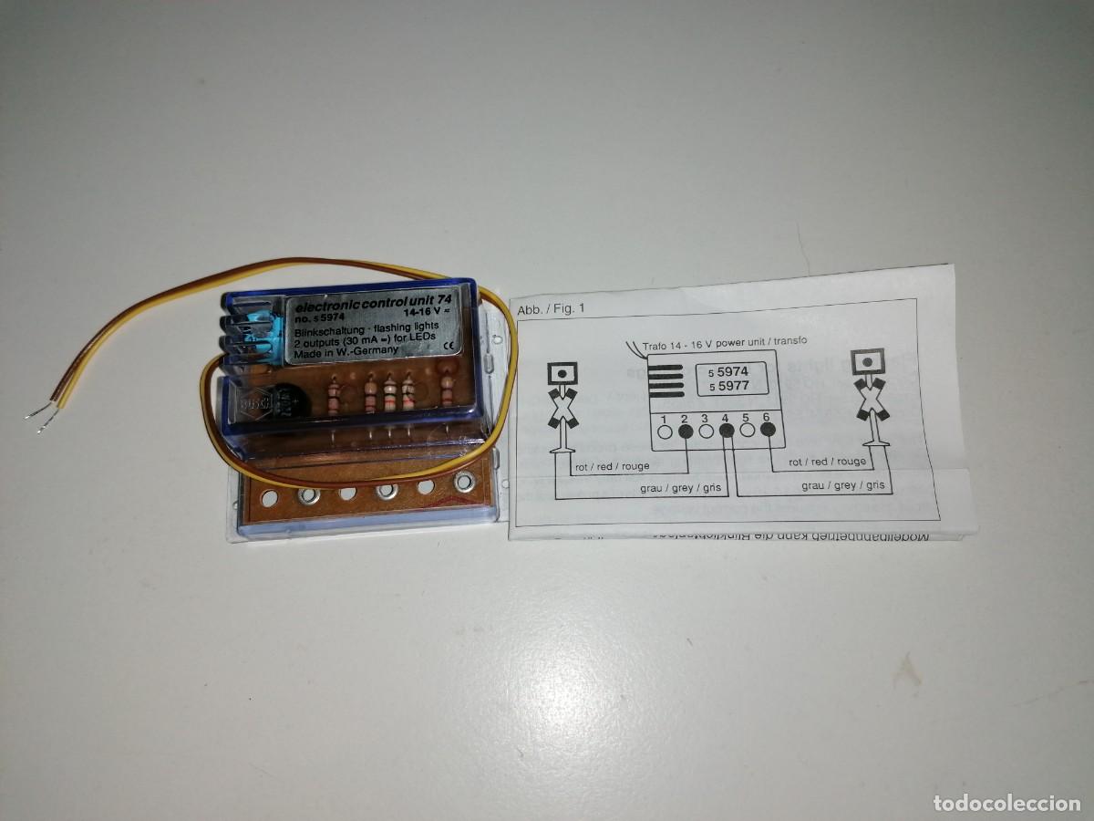 Modelleisenbahnen: Busch H0 5970 Interruptor para Sem&aacute;foro para Maqueta de Tren Buen Estado