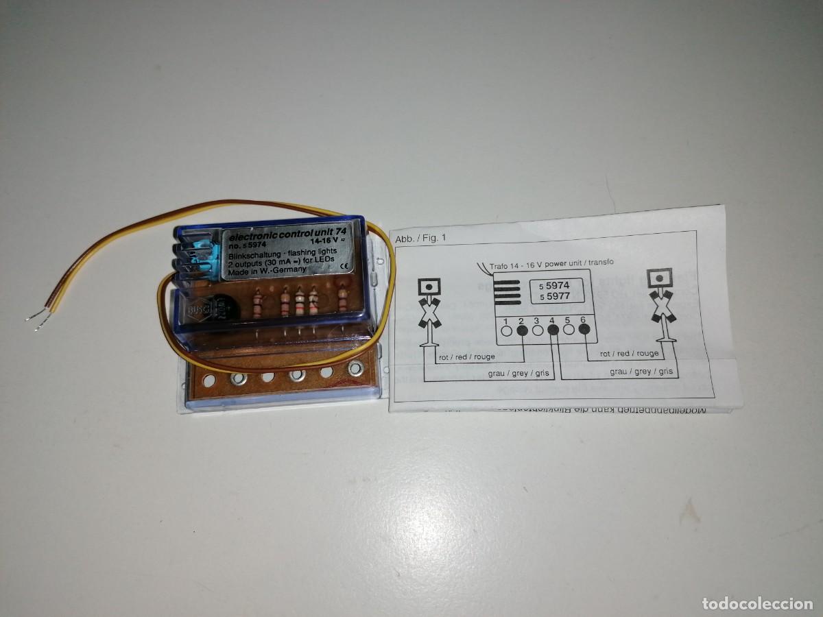 Modelleisenbahnen: Busch H0 5970 Interruptor para Sem&aacute;foro para Maqueta de Tren Buen Estado