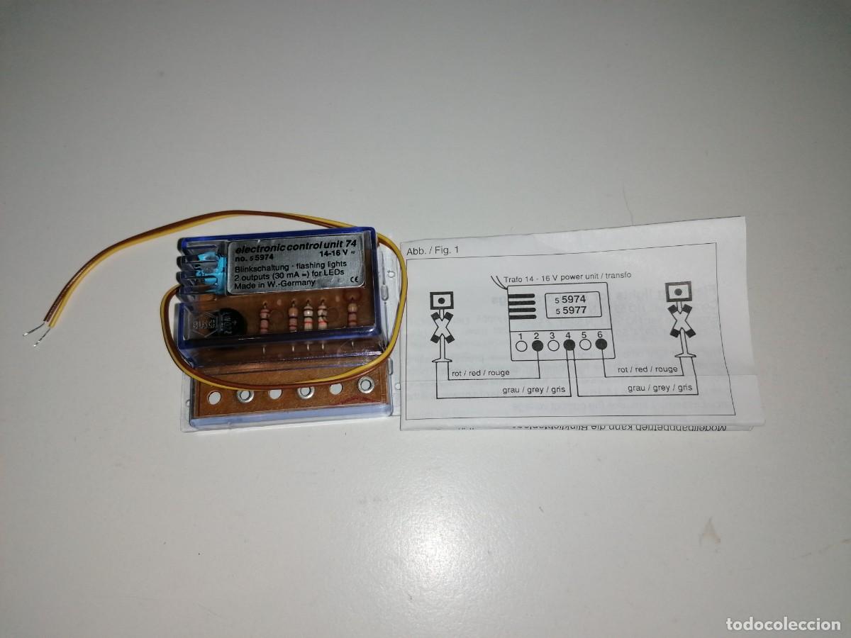 Modelleisenbahnen: Busch H0 5970 Interruptor para Sem&aacute;foro para Maqueta de Tren Buen Estado