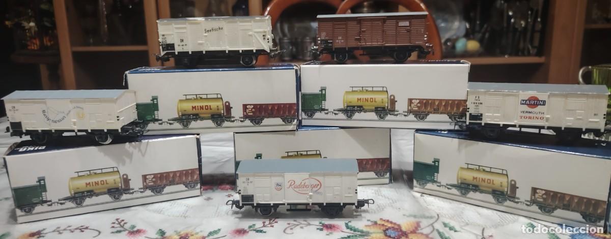 Modelleisenbahnen: ANTIGUO LOTE DE VAGONES PIKO EN CAJA ORIGINALES