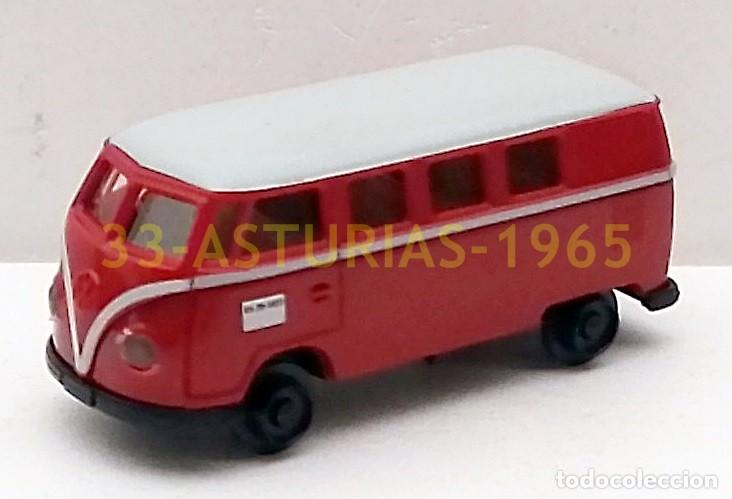 Trenes Escala: 1/87 HO 1988 EXCLUSIVO MODEL B 988 FALLER BREKINA VOLKSWAGEN VW T1 BUS DRAISINE KLV 20 5023