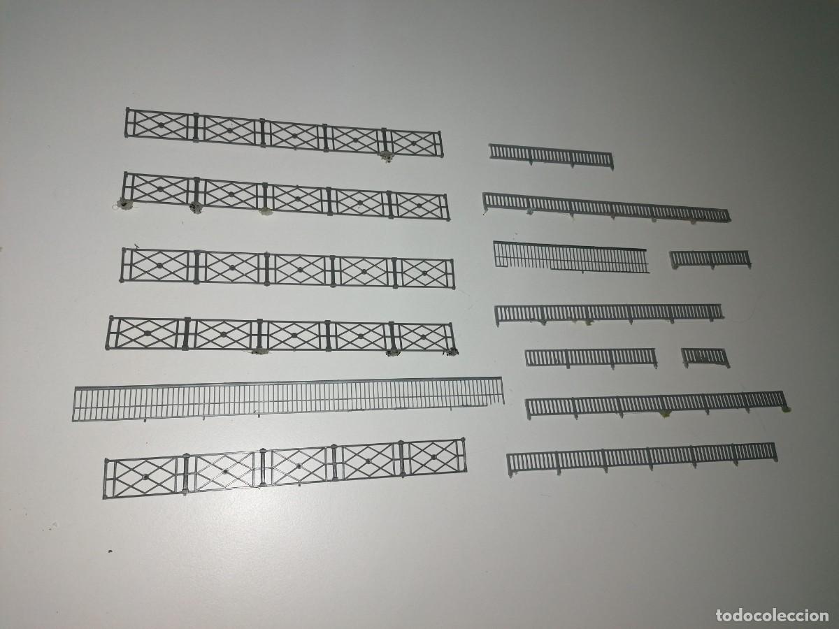 Trenes Escala: Accesorios H0 Lote de 15 Vallas para Maqueta de Tren Buen Estado