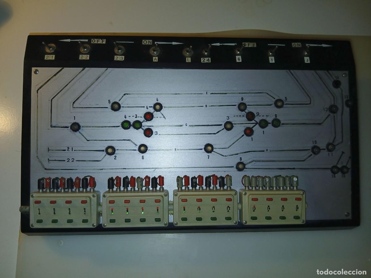 Trenes Escala: Cuadro de control usado en maqueta para trenes ho.
