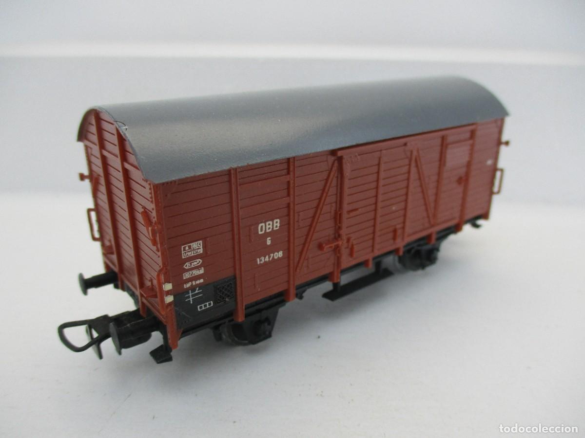 Trenes escala: VAGON MERCANCIA ESCALA HO REF AD - Foto 1