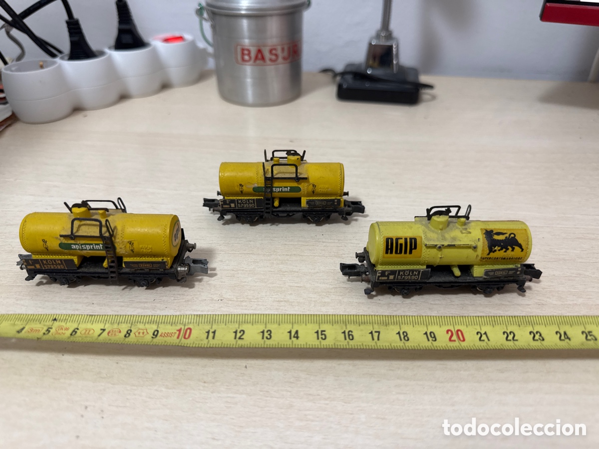 Trenes Escala: LOTE DE VAGONES CISTERNA ROKAL GERMANY TREN