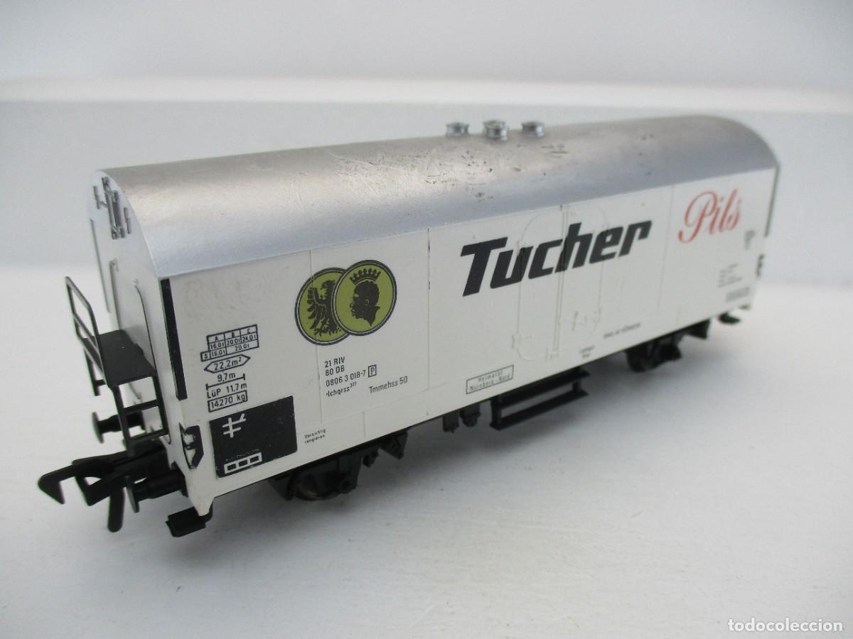 Trenes escala: VAGON MERCANCIA ESCALA HO REF DJ - Foto 1