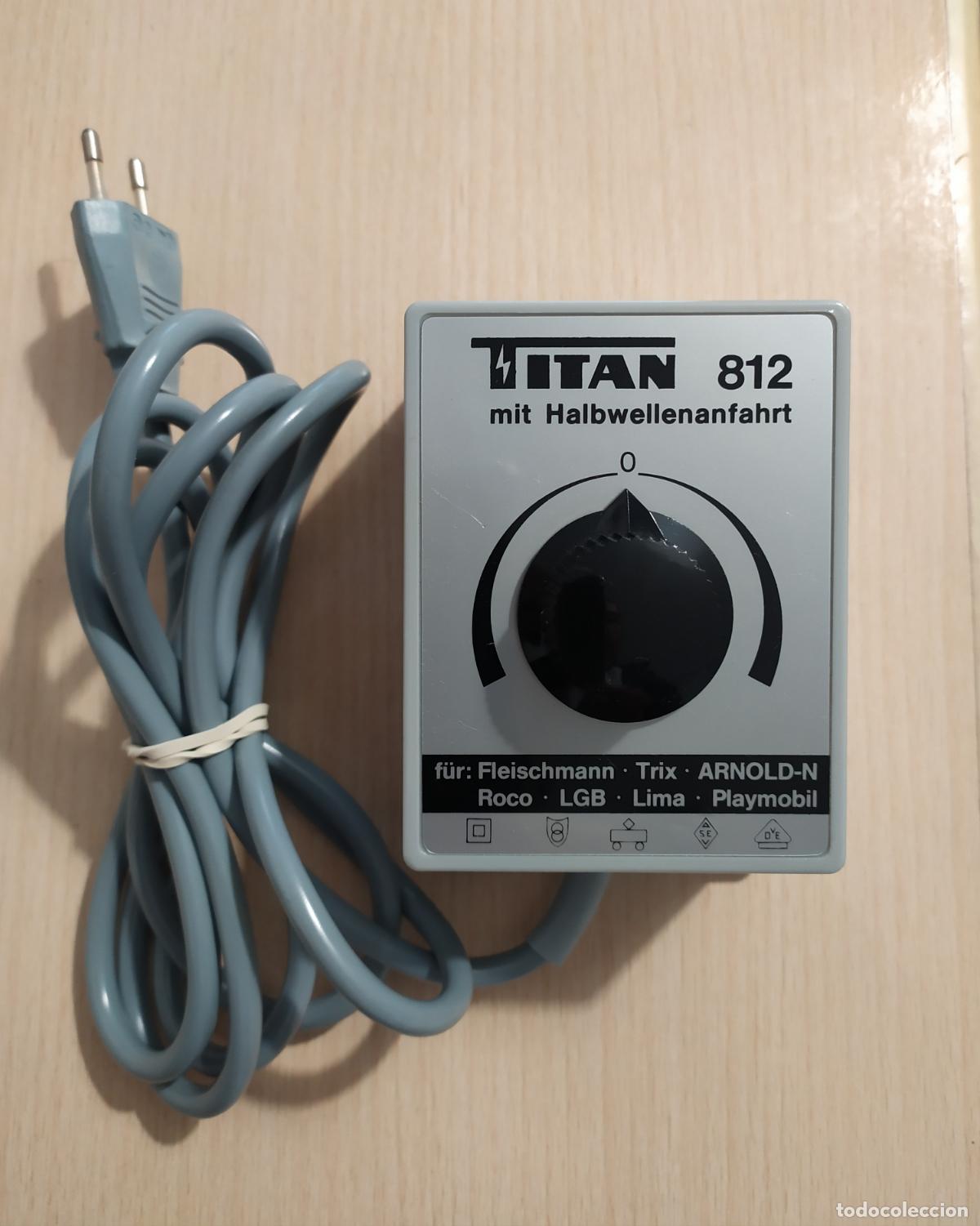 Trenes Escala: TITAN Transformador electr&oacute;nico modelo 812 valido para H0 y/o N. IMPECABLE estado.