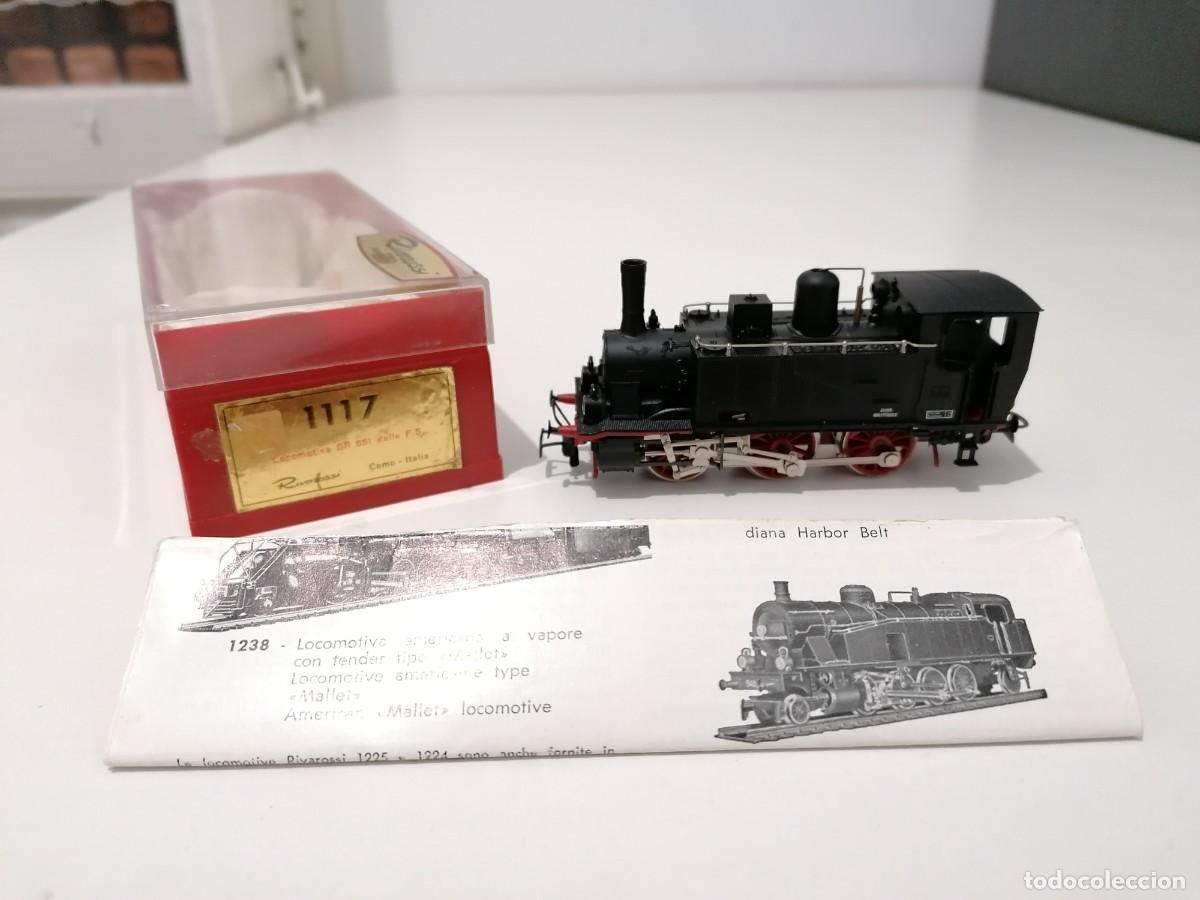 Trenes Escala: Rivarossi H0 1117 Locomotora de Vapor G851 121 FS Buen Estado