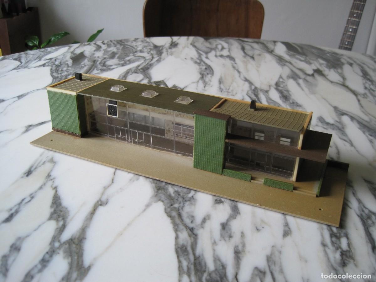Trenes Escala: ESTACI&Oacute;N DE TREN - MAQUETA - DIORAMA - ALEMANIA - A&Ntilde;OS 60-70