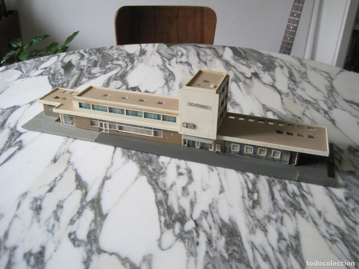 Trenes Escala: ESTACI&Oacute;N DE TREN - MAQUETA - DIORAMA - KIBRI - ALEMANIA - A&Ntilde;OS 60-70
