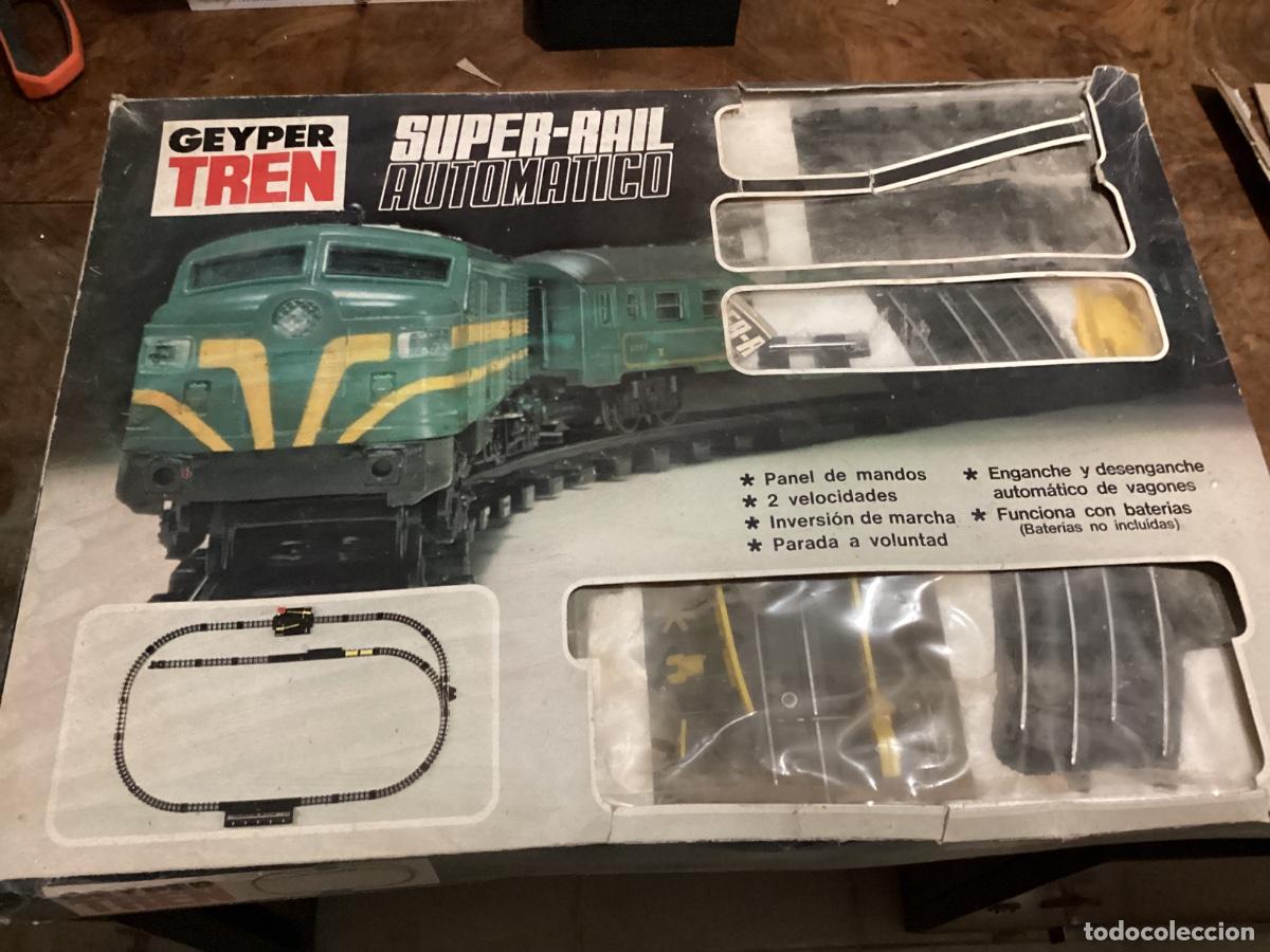 Trenes Escala: CAJA GEYPER TREN S&Uacute;PER-RAIL AUTOM&Aacute;TICO.