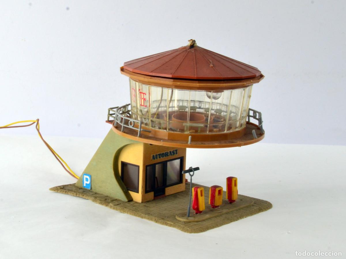 Trenes Escala: Faller Edificios Escala H0 1:87 Gasolinera Shell con Caf&eacute;
