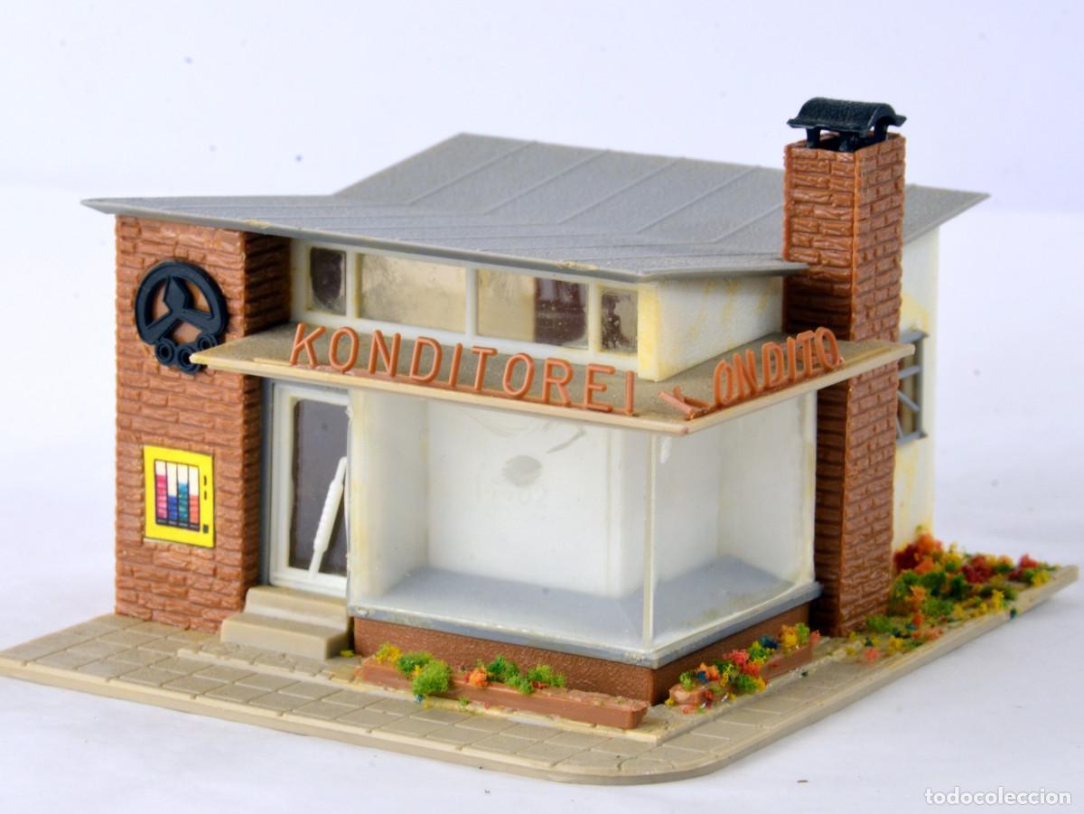 Trenes escala: Faller Edificio Escala H0 1:87 Confiter&iacute;a - Foto 2