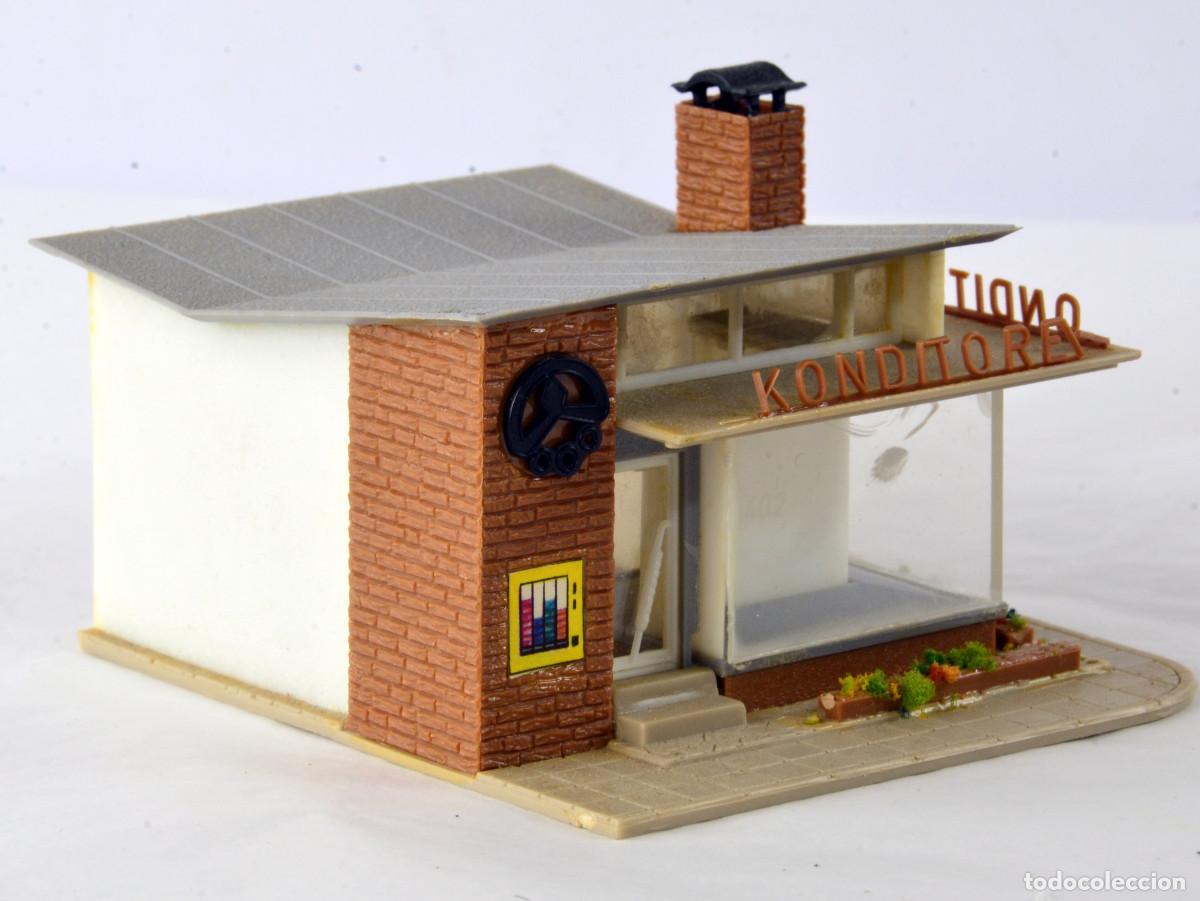 Trenes escala: Faller Edificio Escala H0 1:87 Confiter&iacute;a - Foto 3