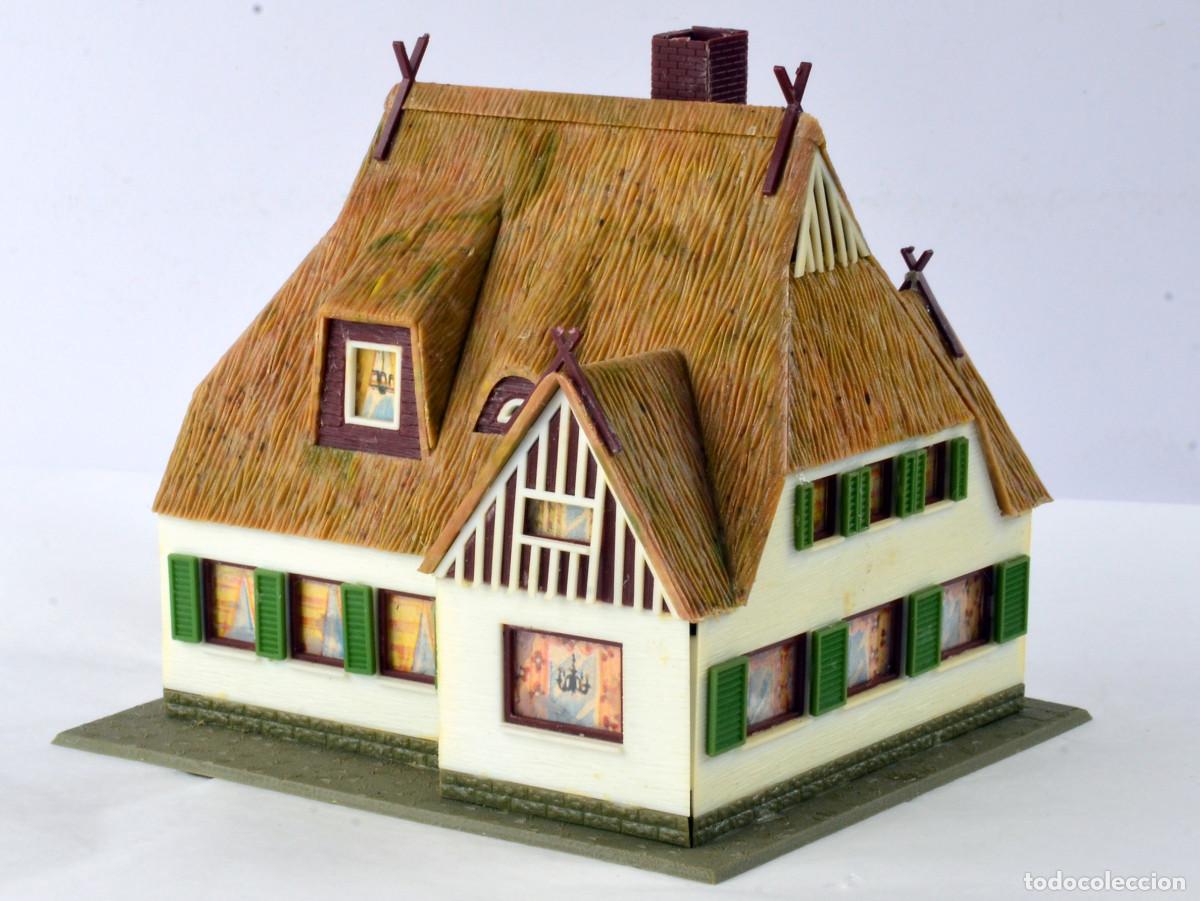Trenes escala: Faller Edificios Escala H0 1:87 Casa Fris&oacute;n con Techo de Paja - Foto 5