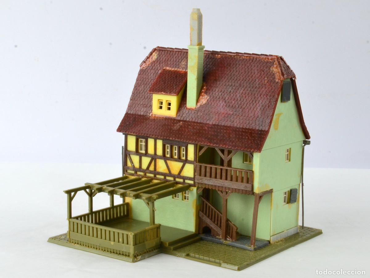 Trenes escala: Faller Edificios H0 Casa Hist&oacute;rica de Entramado de Madera Weinstube Nusch - Foto 1