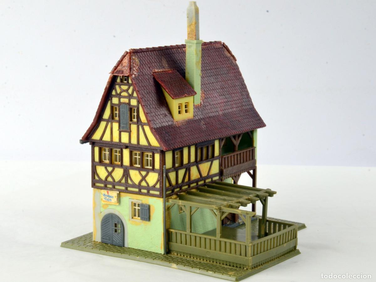 Trenes escala: Faller Edificios H0 Casa Hist&oacute;rica de Entramado de Madera Weinstube Nusch - Foto 3