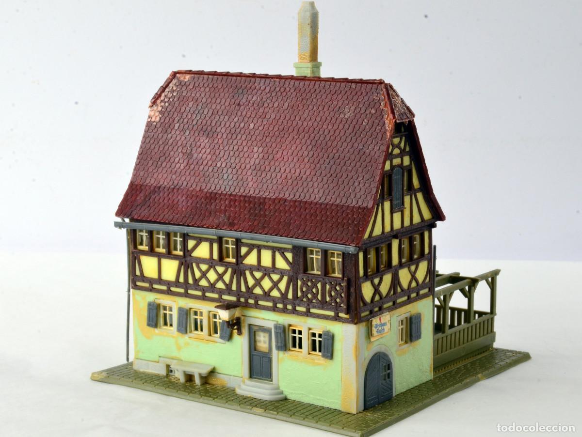 Trenes escala: Faller Edificios H0 Casa Hist&oacute;rica de Entramado de Madera Weinstube Nusch - Foto 4