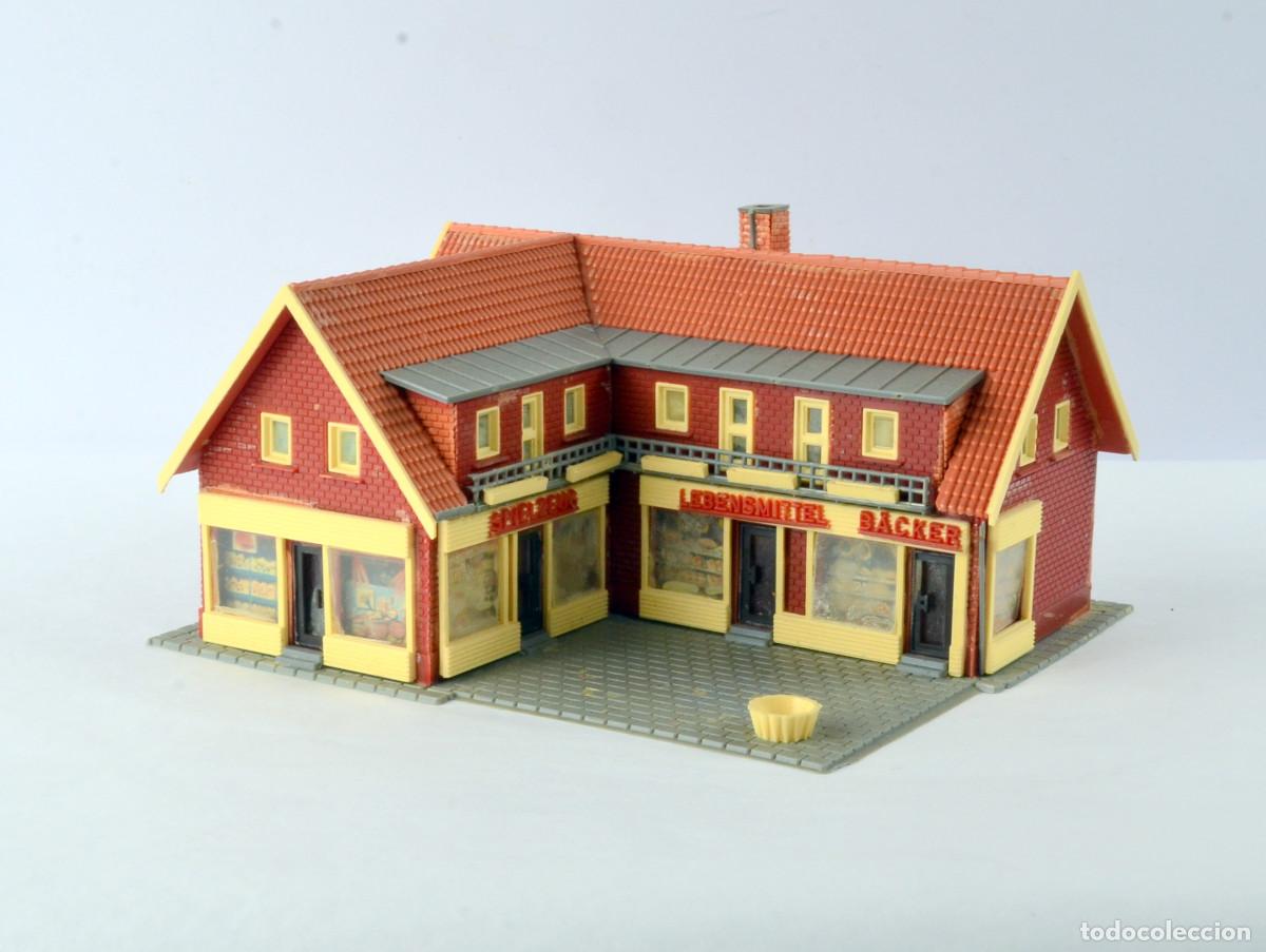 Trenes Escala: Heljan Edificios H0 Casa con Tiendas