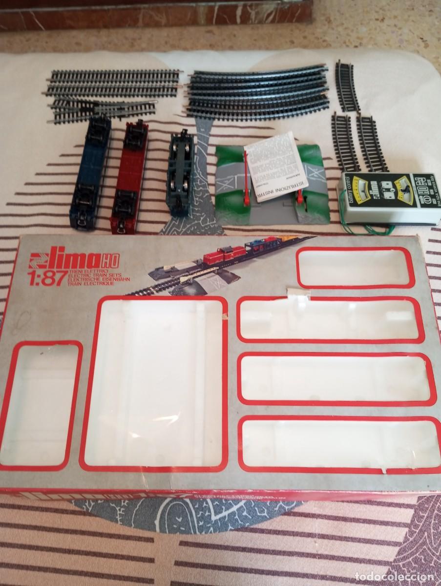 Trenes Escala: tren electrico de E.HO.1.87 analogico buen estado completo con su caja de origen