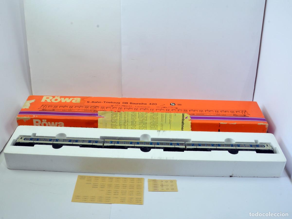 Trenes Escala: R&ouml;wa Escala H0 Corriente Continua 1304D Automotor Cercan&iacute;as S-Bahn 420 con Caja