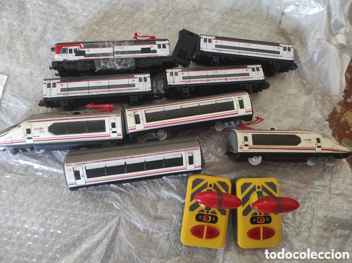 Trenes escala: Lote Trenes Pequetren RENFRE y CERCANIAS