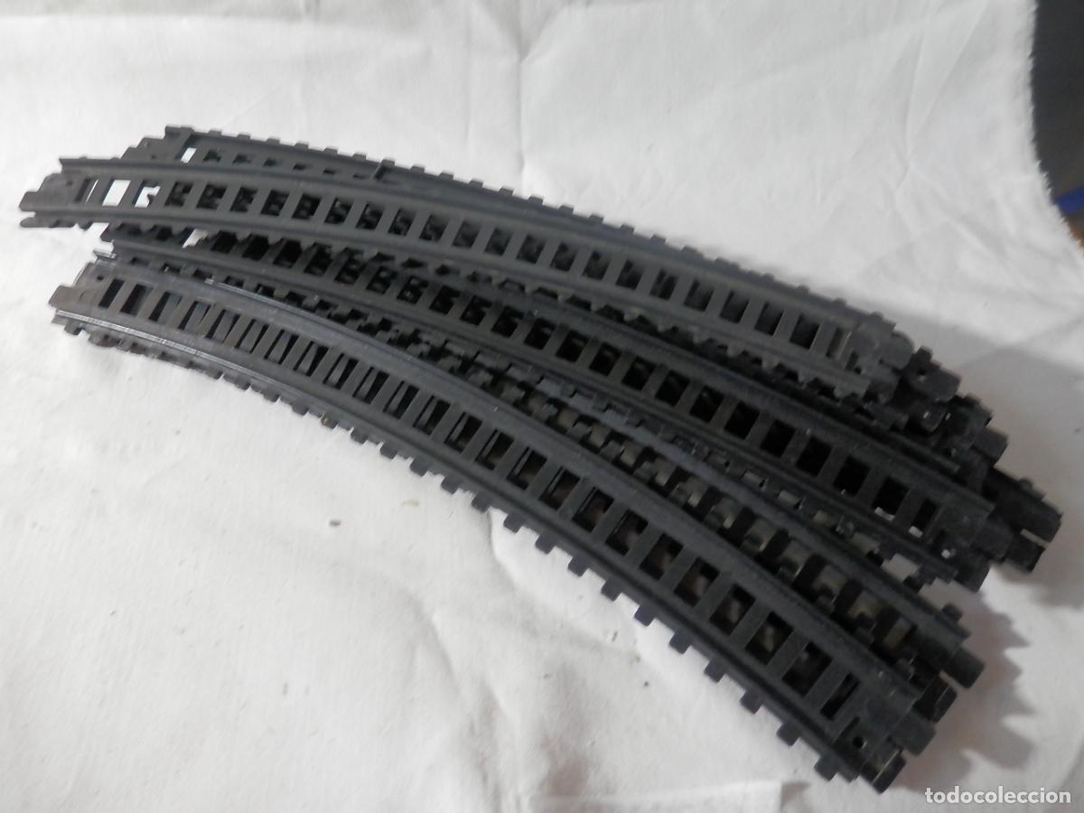 Trenes escala: LOTE VIAS CURVAS DE PLASTICO ESCALA HO