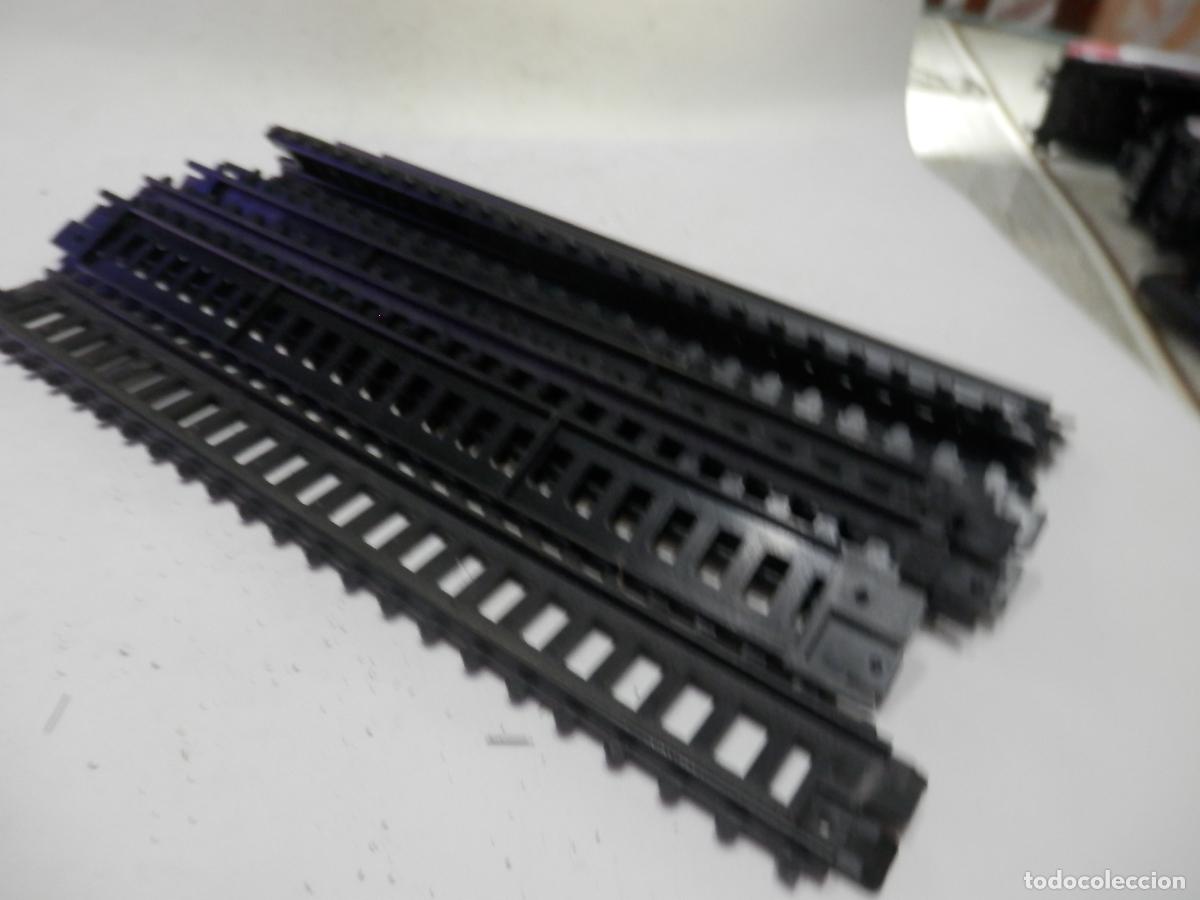 Trenes escala: LOTE VIAS RECTAS DE PLASTICO ESCALA HO