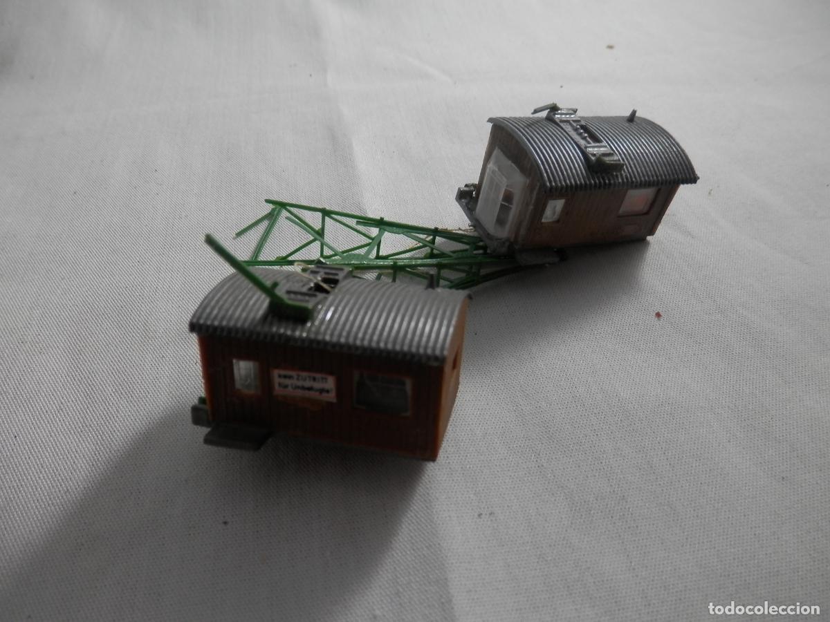 Trenes escala: LOTE DESPIECE DE GRUAS ESCALA HO