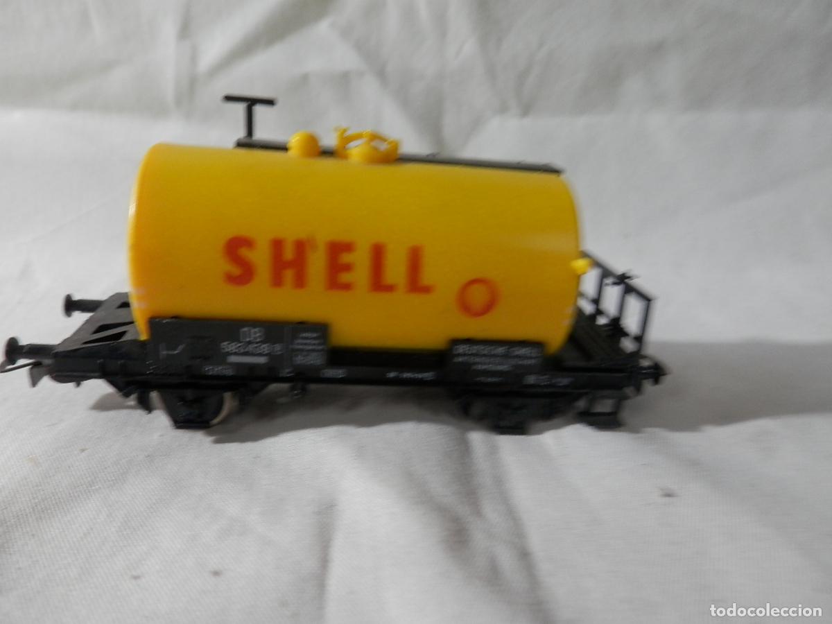 Trenes escala: VAGON CISTERNA SHELL ESCALA HO DE PIKO