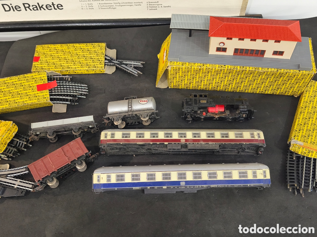Modelleisenbahnen: Lote vagones, locomotora, v&iacute;as, Lima Ibertren...