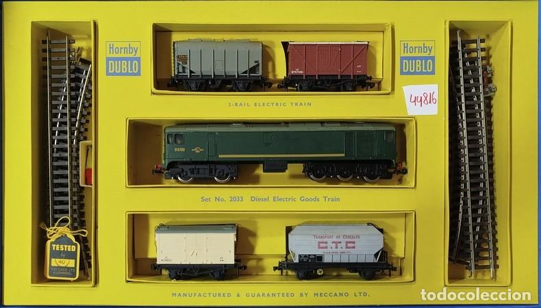 Trenes escala: HORNEY DUBLO. Caja original (Modelo 2033 Co-bo Diesel Electric) con Locomotora el&eacute;ctrica