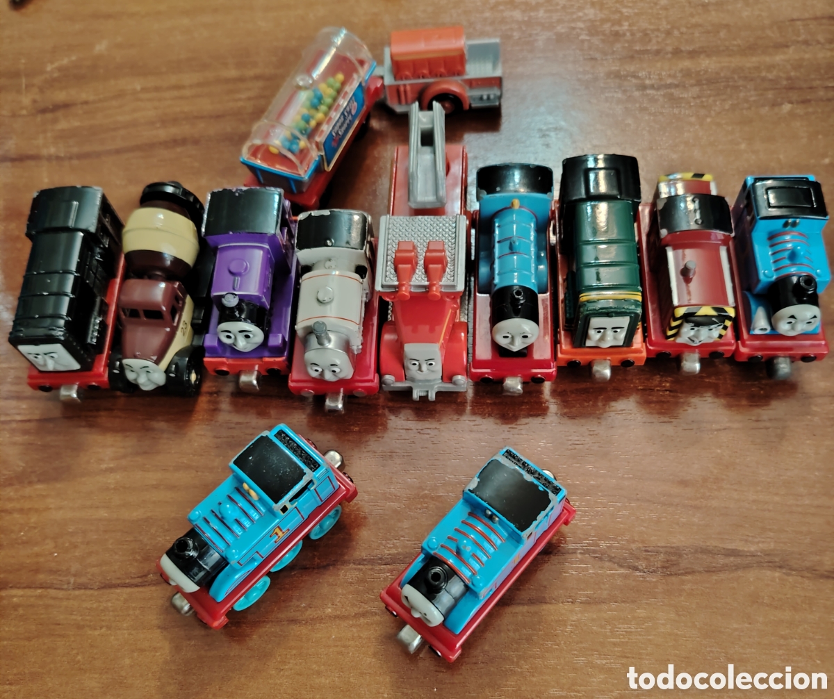 Trenes escala: Pista y locomotoras con maletines tren Thomas