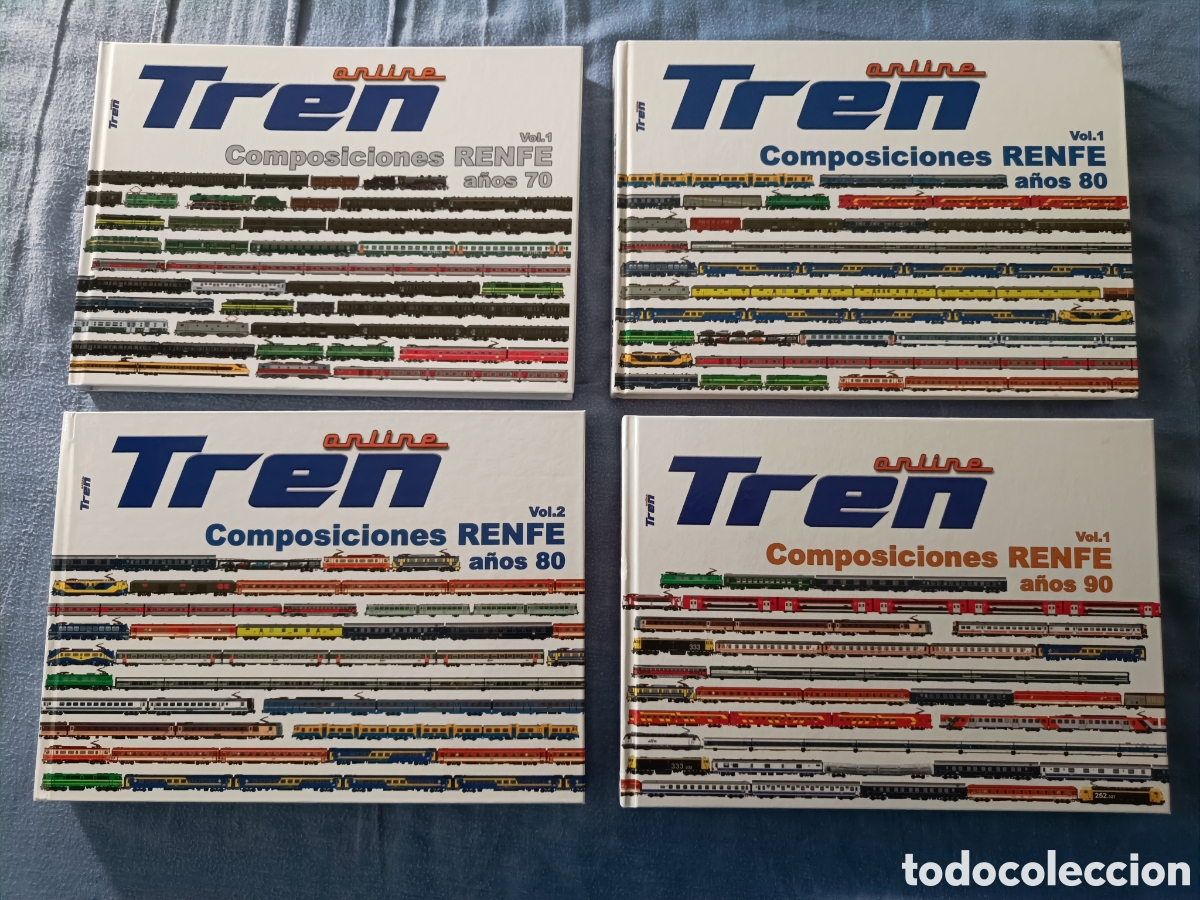 Trenes escala: Lote 4 libros composiciones RENFE
